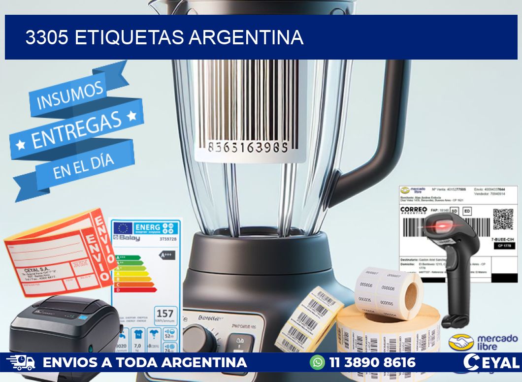 3305 ETIQUETAS ARGENTINA