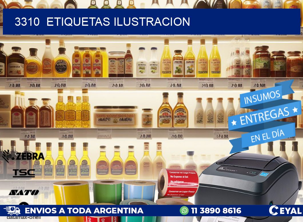 3310 ETIQUETAS ILUSTRACION