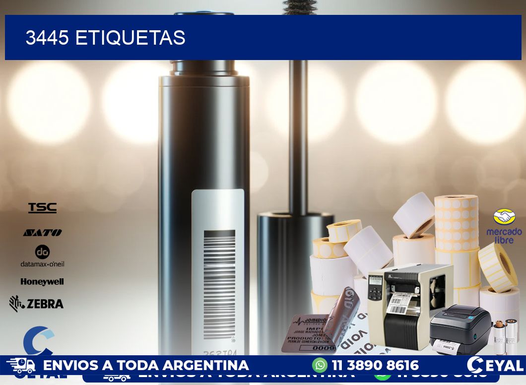 3445 ETIQUETAS