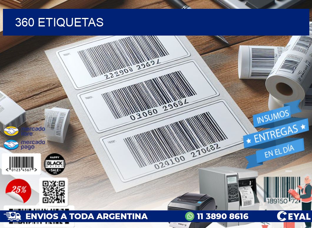 360 ETIQUETAS