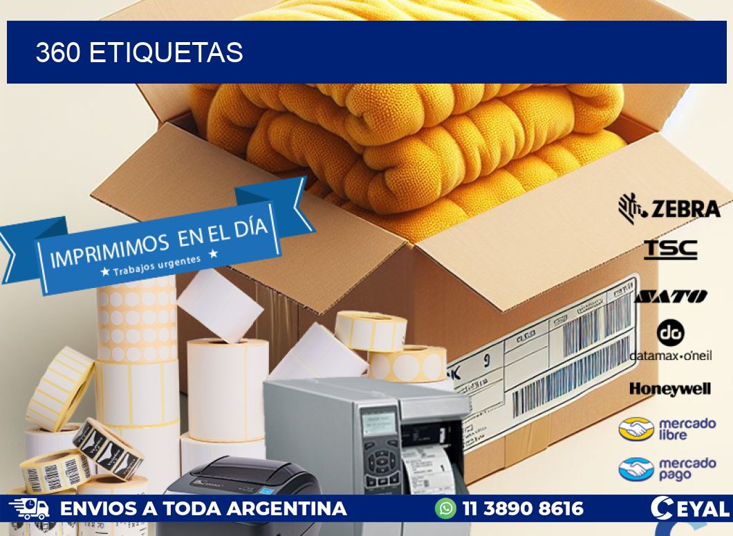 360 ETIQUETAS