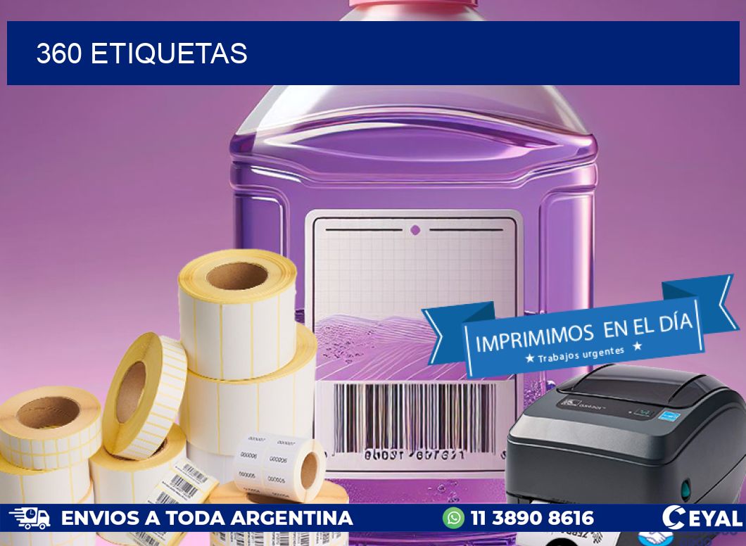 360 ETIQUETAS