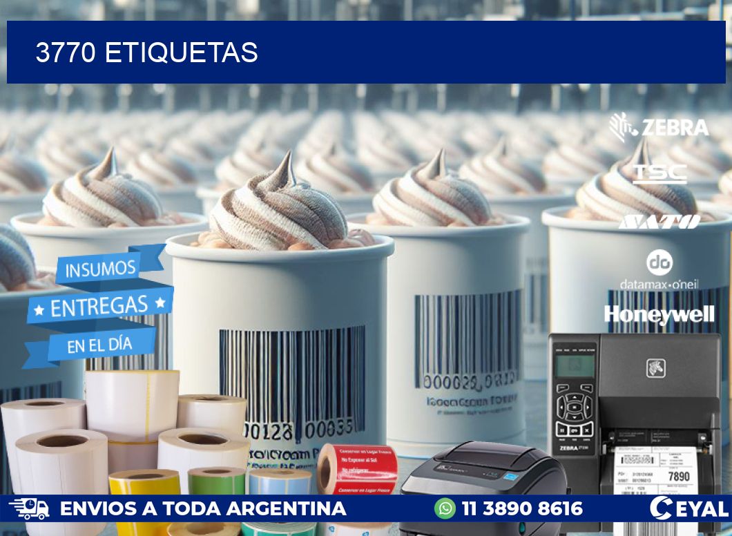 3770 ETIQUETAS