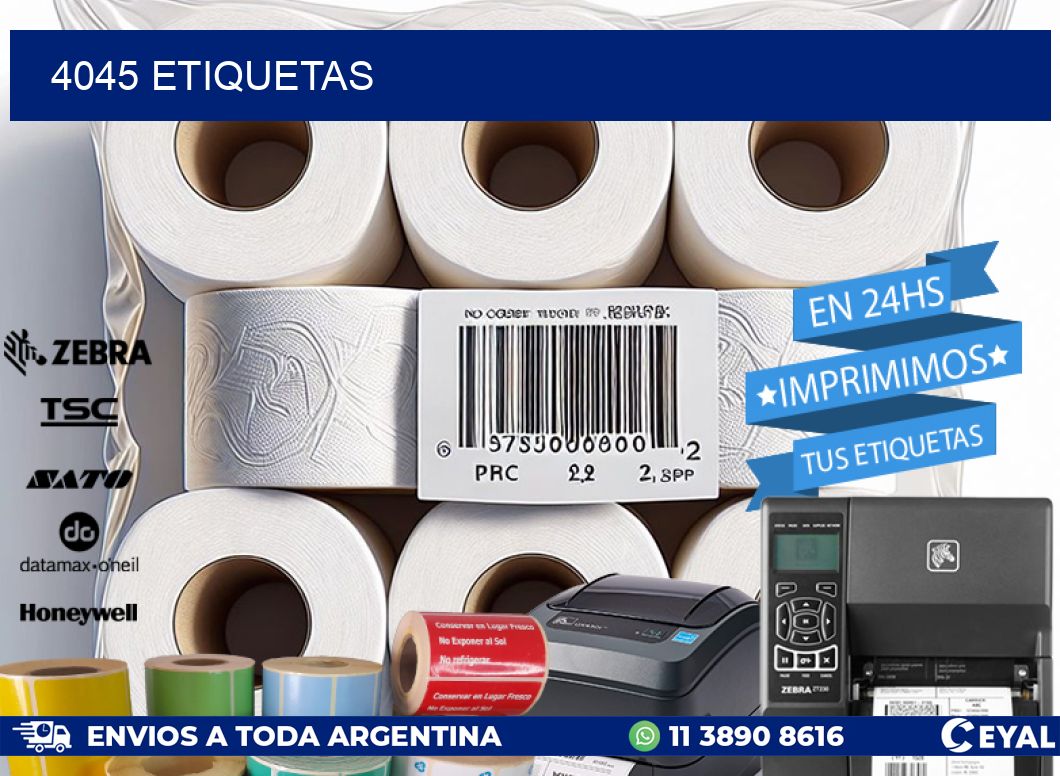 4045 ETIQUETAS