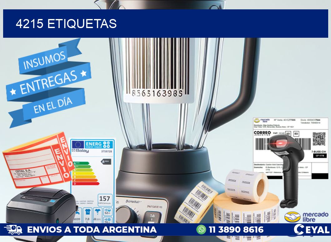4215 ETIQUETAS