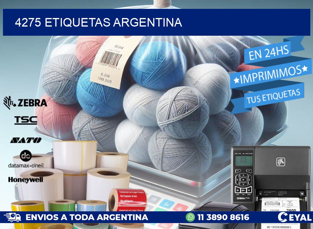 4275 ETIQUETAS ARGENTINA