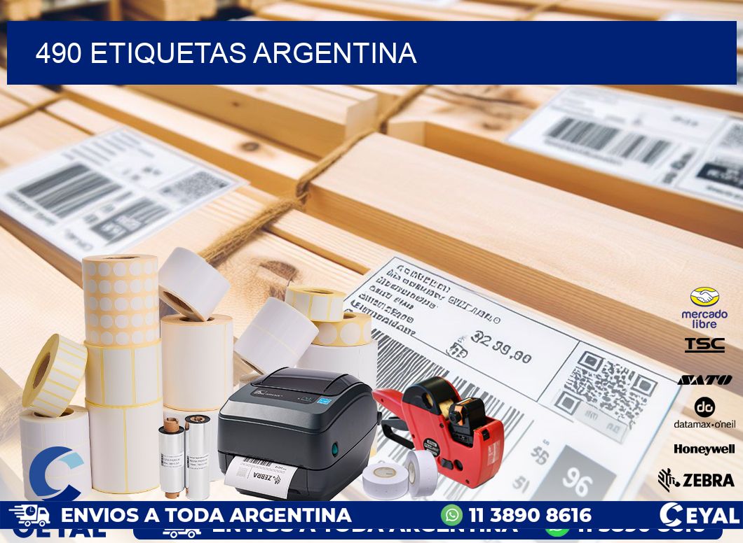 490 ETIQUETAS ARGENTINA
