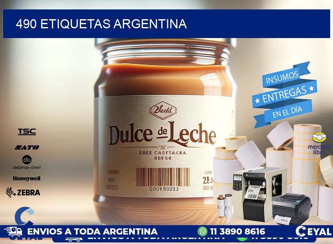 490 ETIQUETAS ARGENTINA