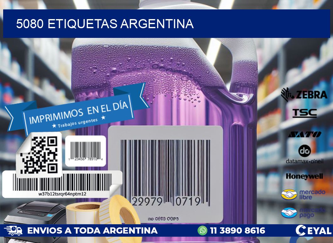 5080 ETIQUETAS ARGENTINA