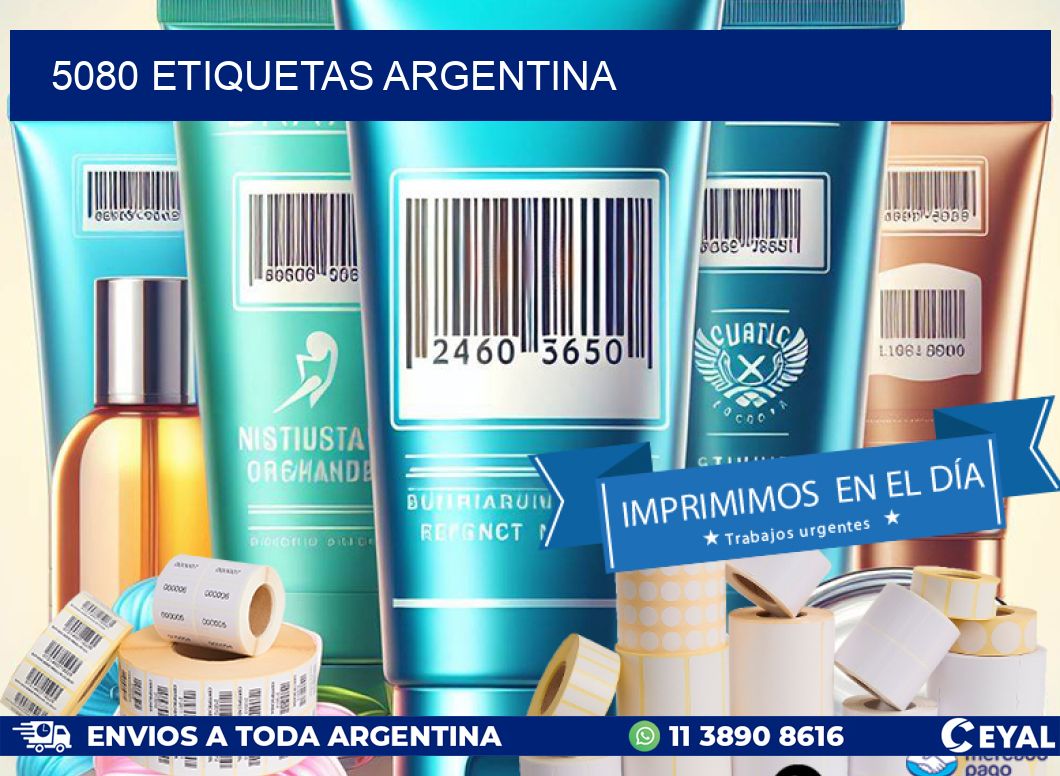 5080 ETIQUETAS ARGENTINA