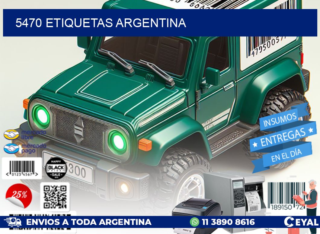 5470 ETIQUETAS ARGENTINA