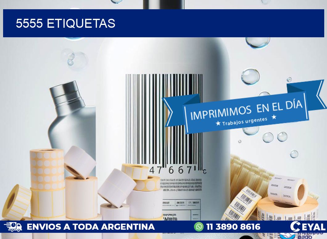 5555 ETIQUETAS