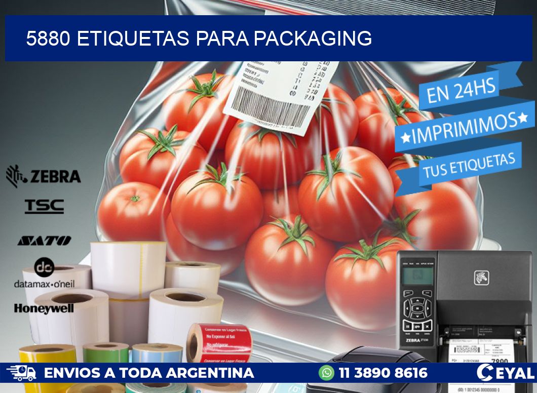 5880 ETIQUETAS PARA PACKAGING