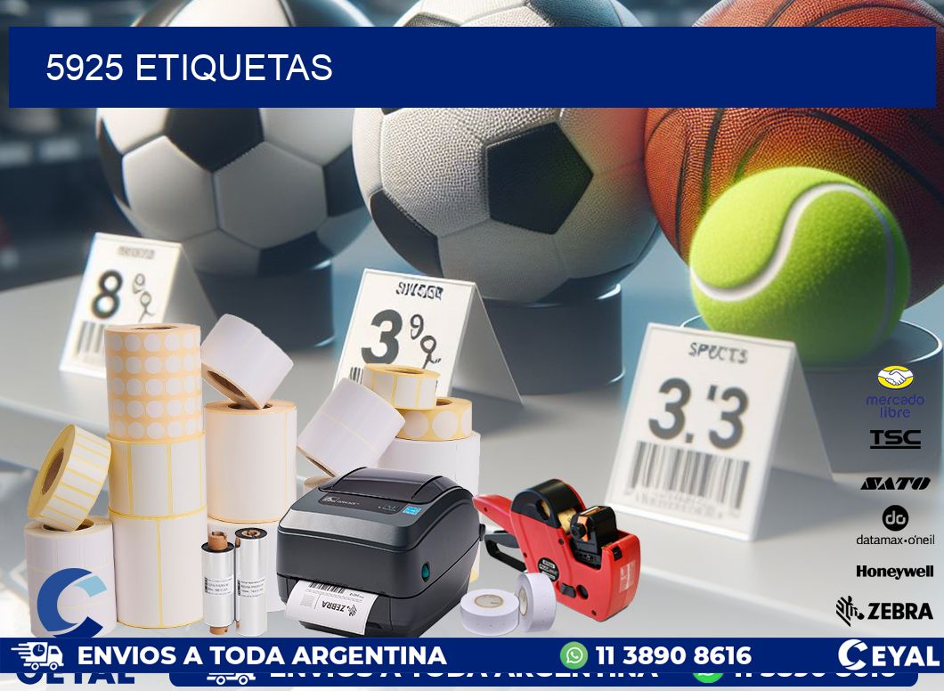 5925 ETIQUETAS
