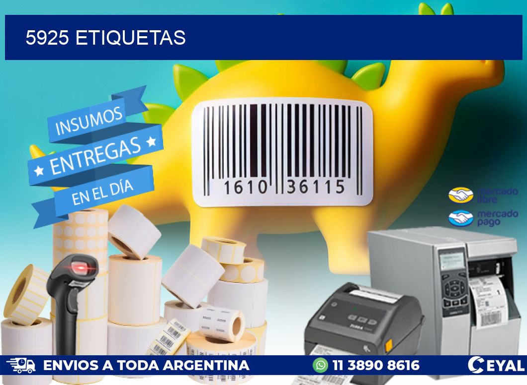 5925 ETIQUETAS