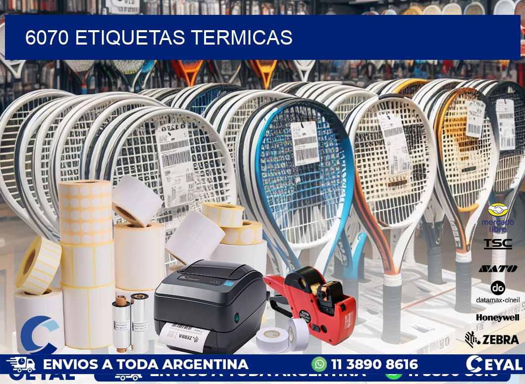6070 ETIQUETAS TERMICAS