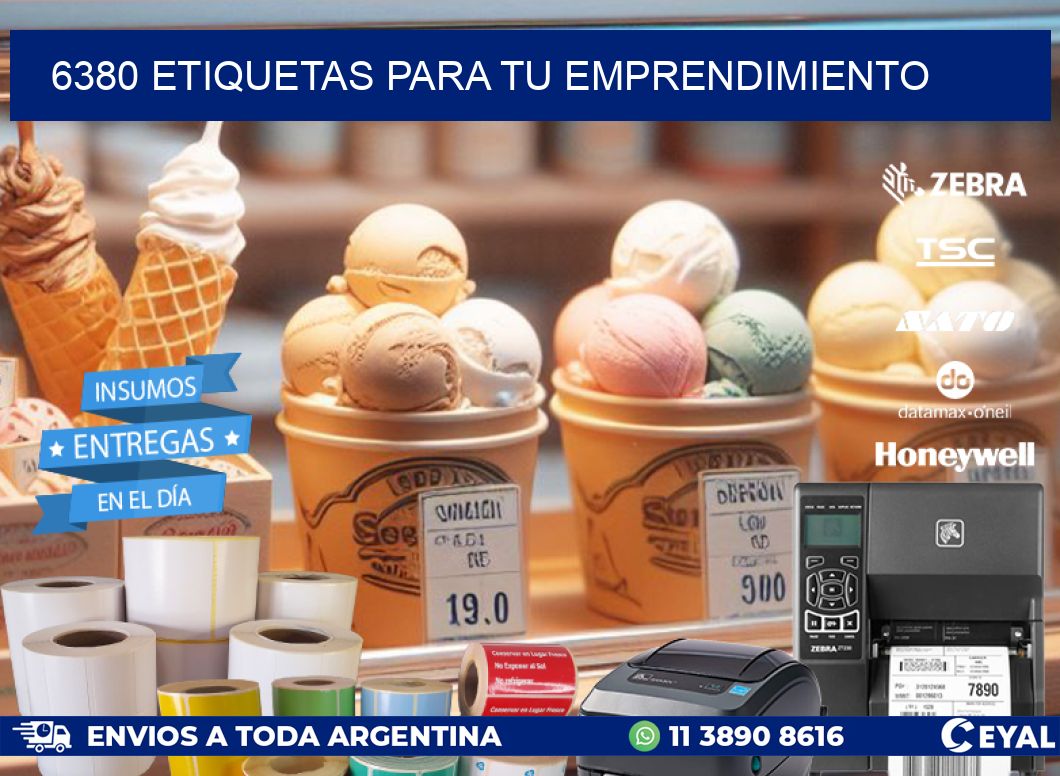 6380 ETIQUETAS PARA TU EMPRENDIMIENTO