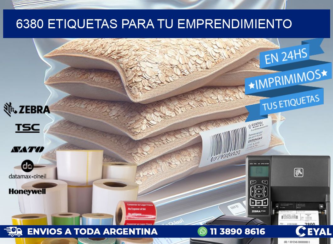 6380 ETIQUETAS PARA TU EMPRENDIMIENTO
