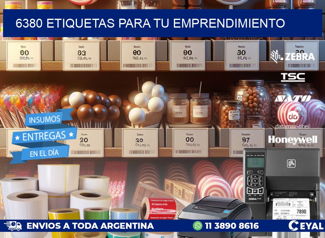 6380 ETIQUETAS PARA TU EMPRENDIMIENTO