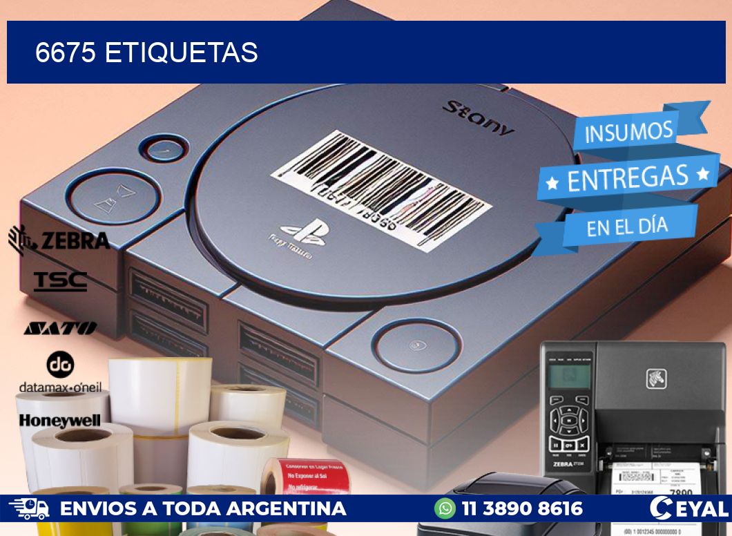 6675 ETIQUETAS