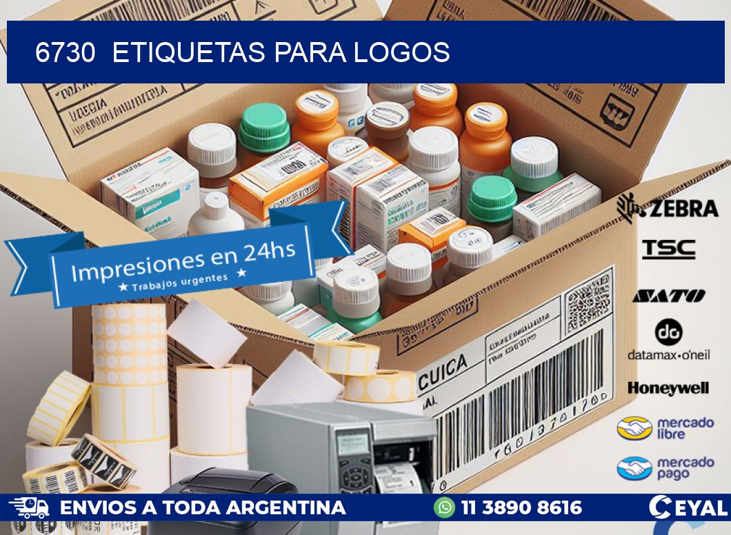 6730  ETIQUETAS PARA LOGOS
