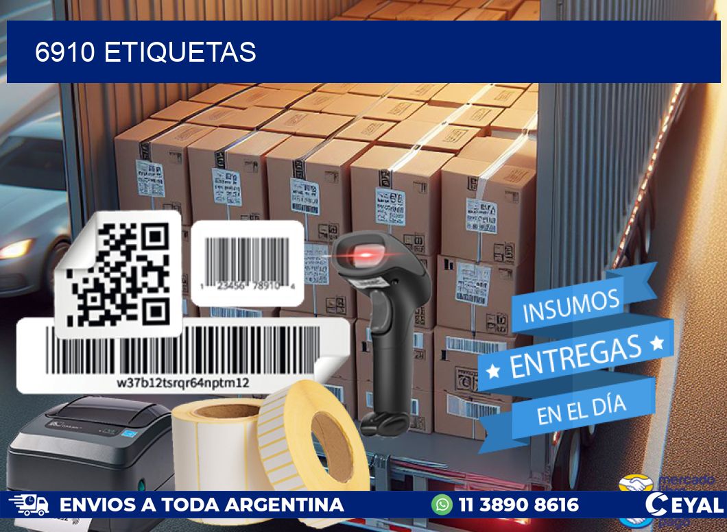 6910 ETIQUETAS