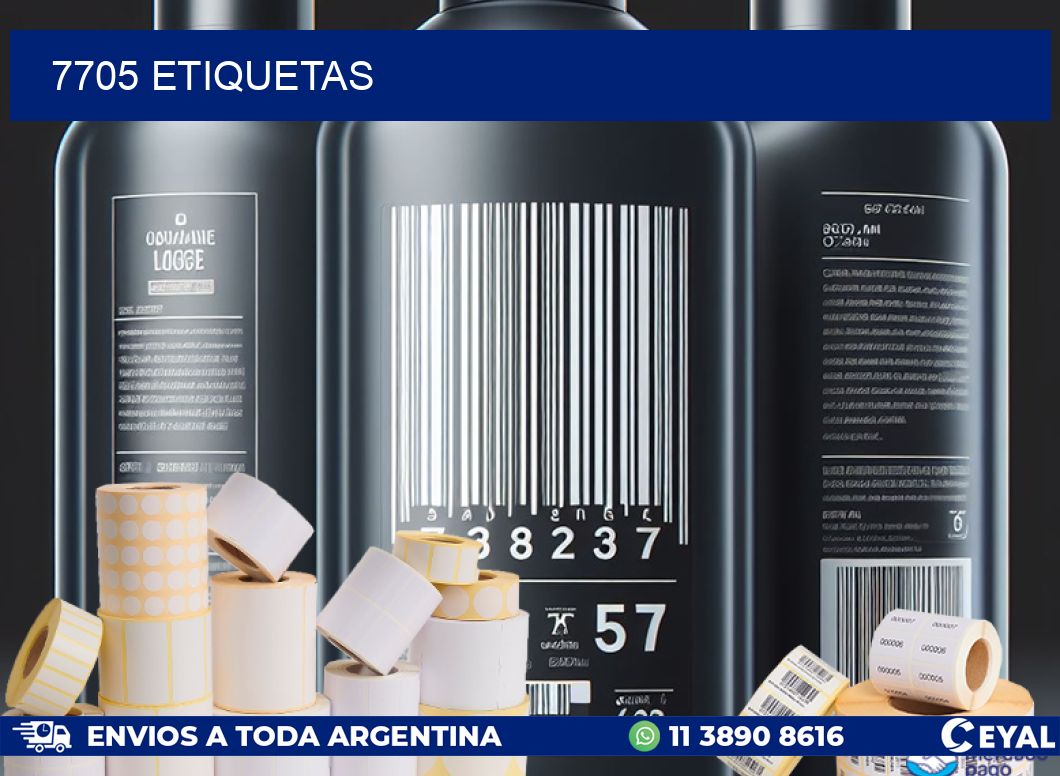 7705 ETIQUETAS