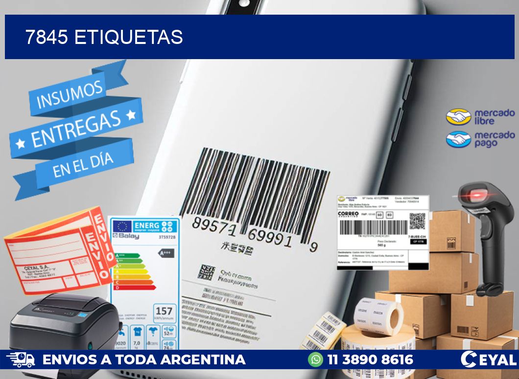 7845 ETIQUETAS
