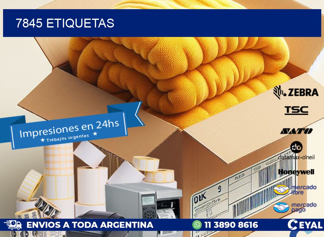 7845 ETIQUETAS