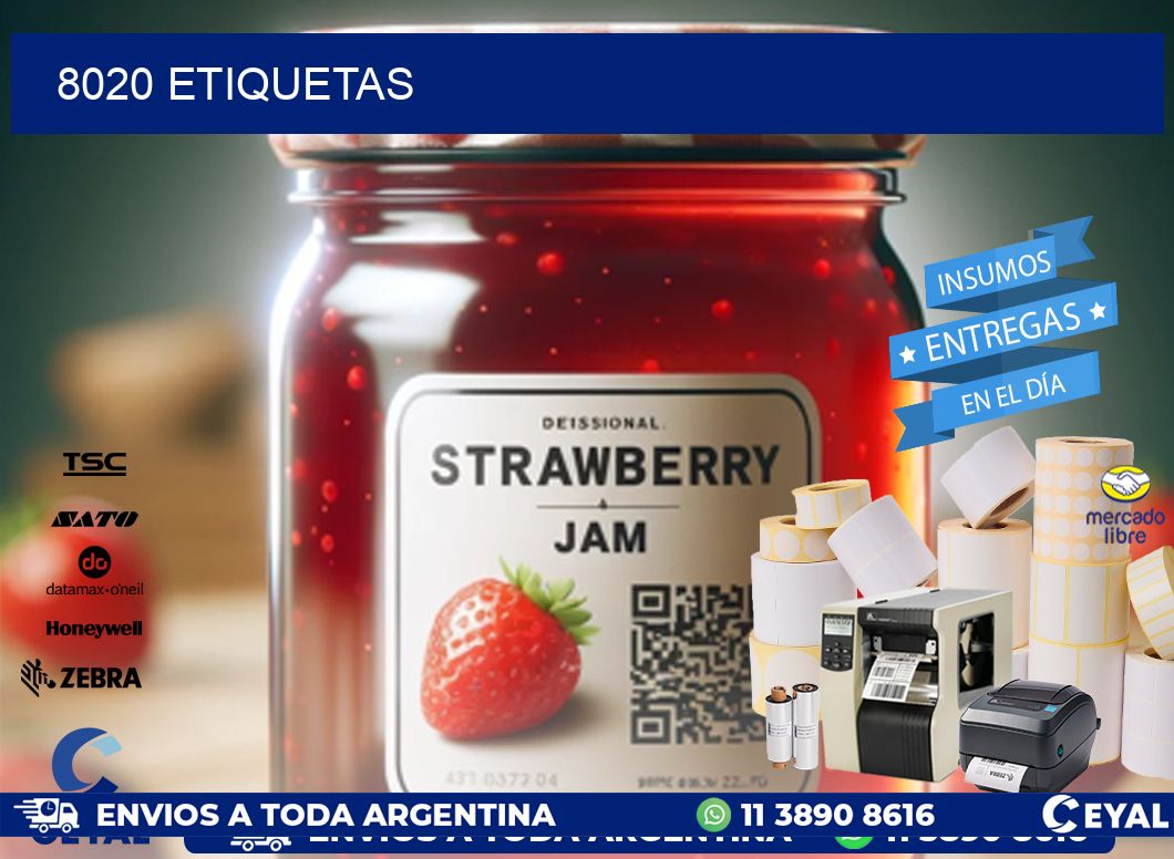 8020 ETIQUETAS