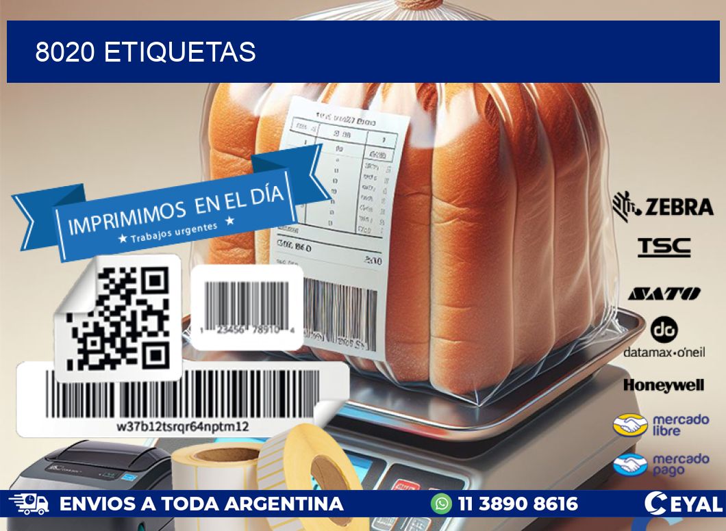8020 ETIQUETAS