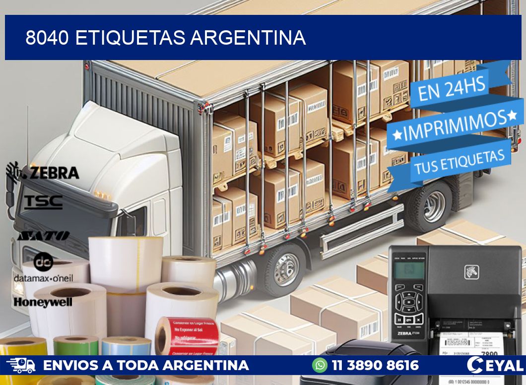 8040 ETIQUETAS ARGENTINA
