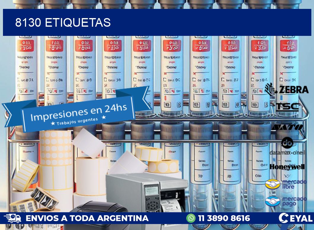 8130 ETIQUETAS