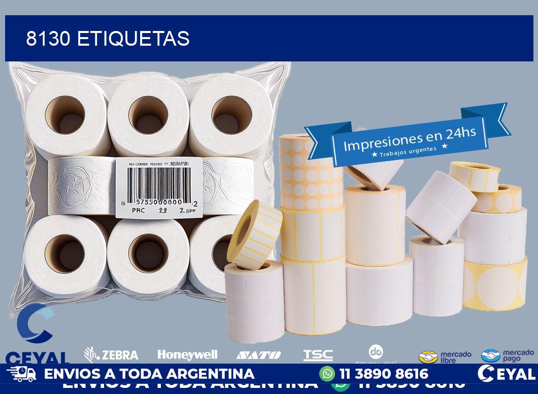 8130 ETIQUETAS