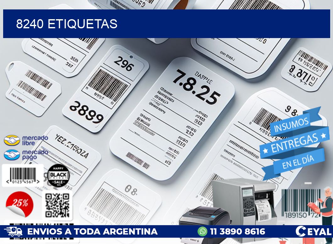 8240 ETIQUETAS