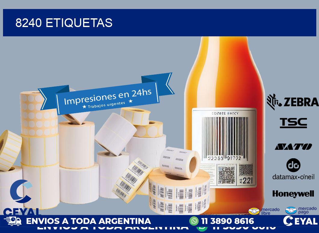 8240 ETIQUETAS