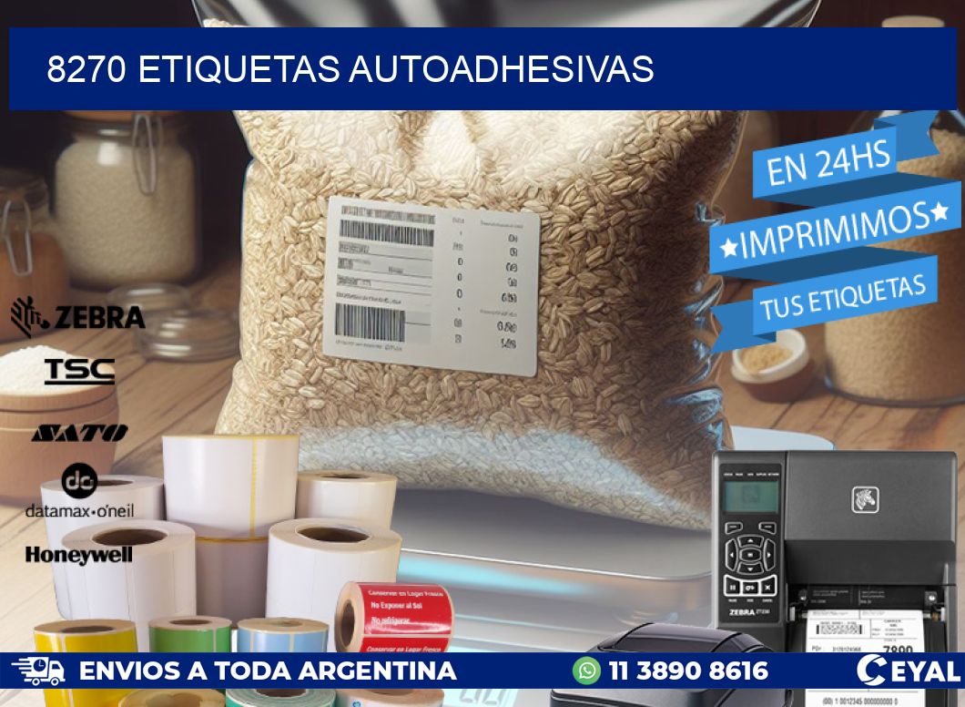 8270 ETIQUETAS AUTOADHESIVAS