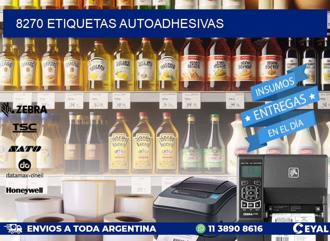 8270 ETIQUETAS AUTOADHESIVAS