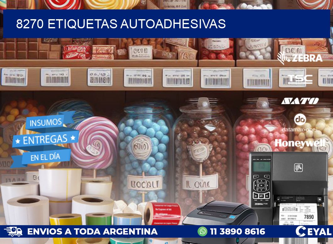 8270 ETIQUETAS AUTOADHESIVAS
