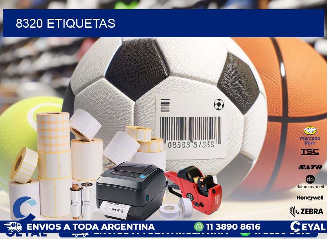 8320 ETIQUETAS