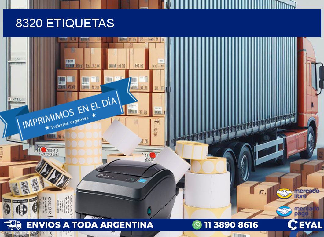 8320 ETIQUETAS