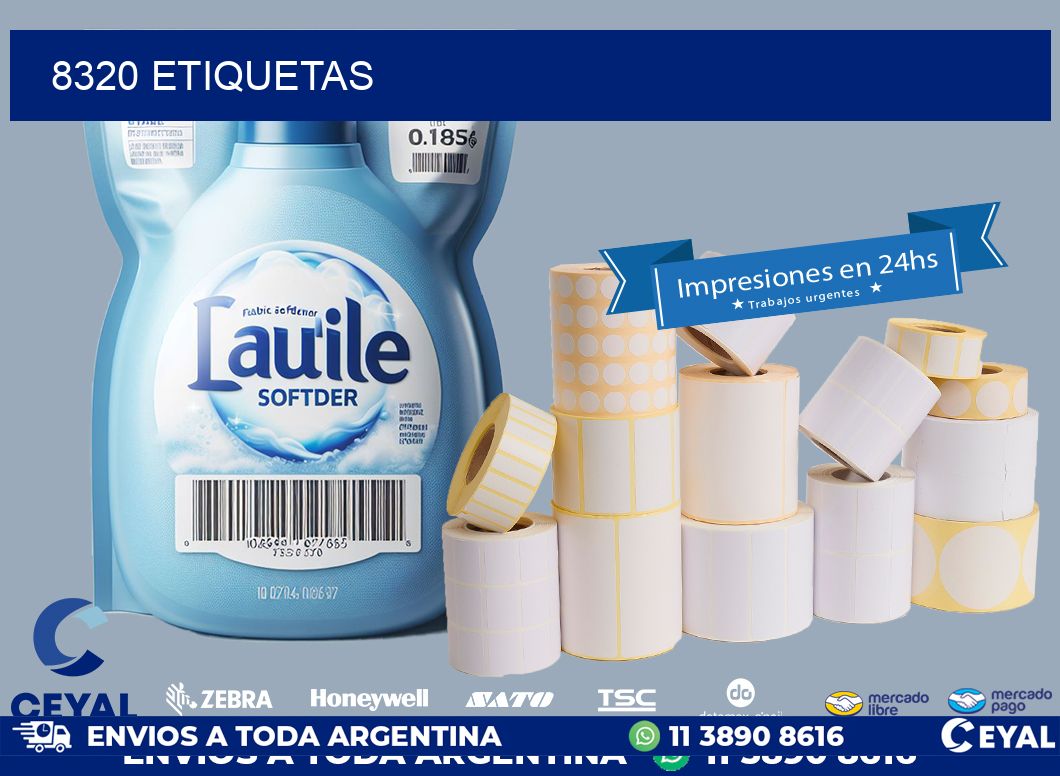 8320 ETIQUETAS