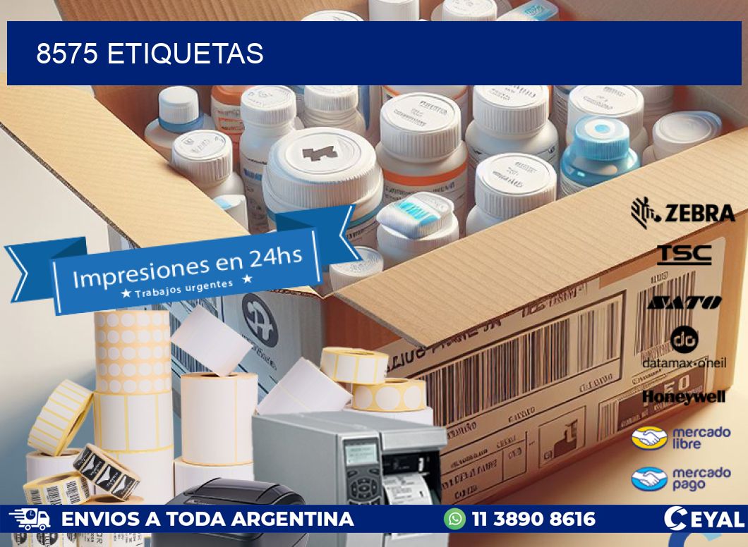 8575 ETIQUETAS