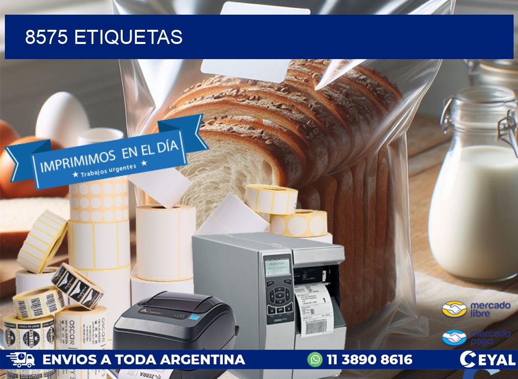 8575 ETIQUETAS