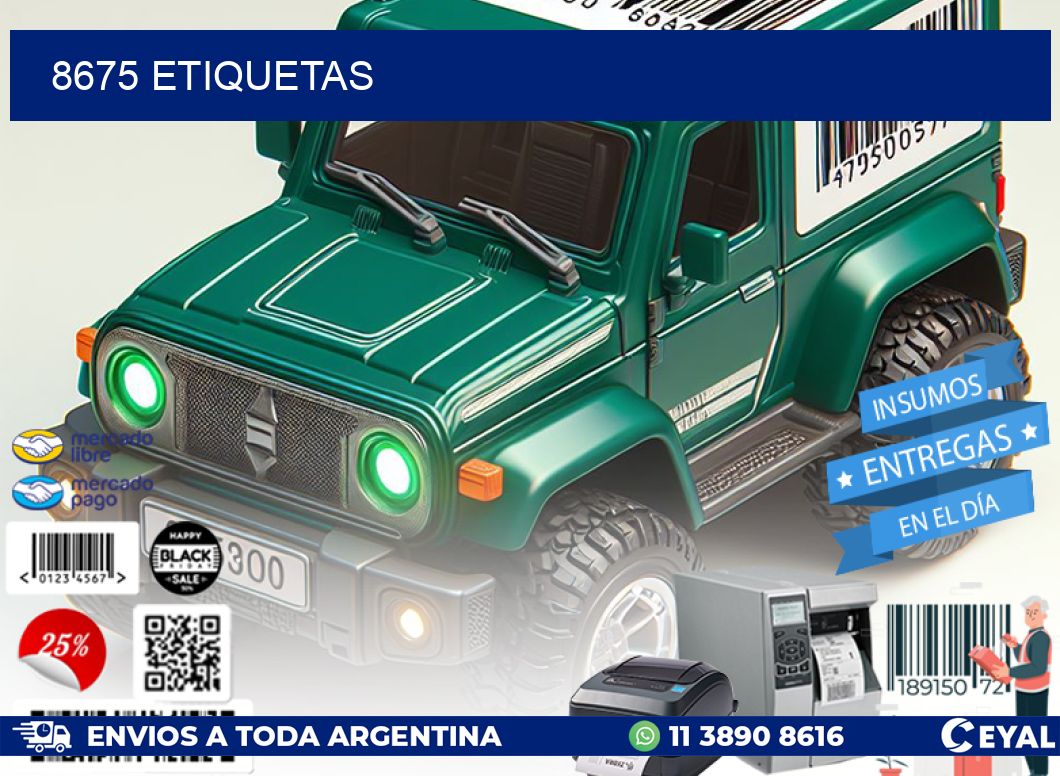 8675 ETIQUETAS