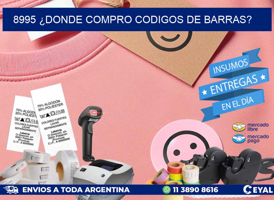 8995 ¿DONDE COMPRO CODIGOS DE BARRAS?