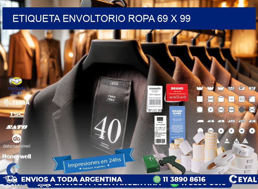 ETIQUETA ENVOLTORIO ROPA 69 x 99