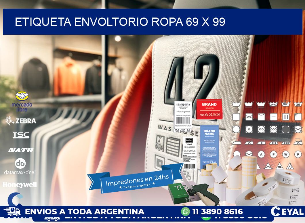 ETIQUETA ENVOLTORIO ROPA 69 x 99