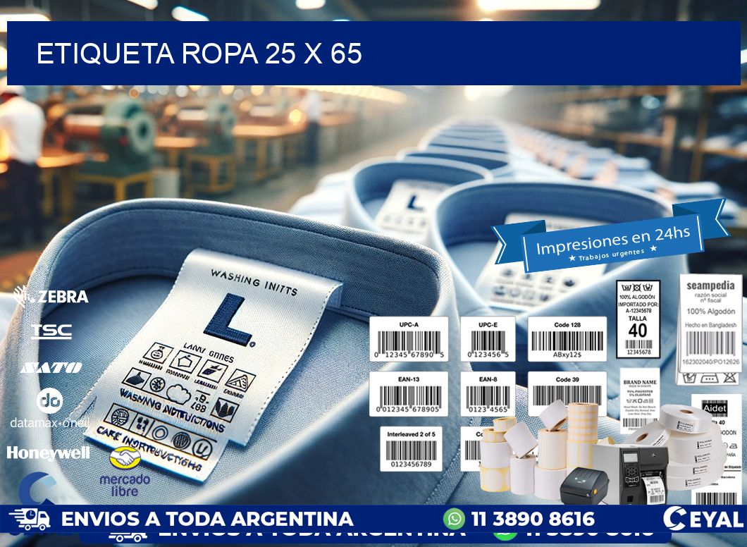 ETIQUETA ROPA 25 x 65