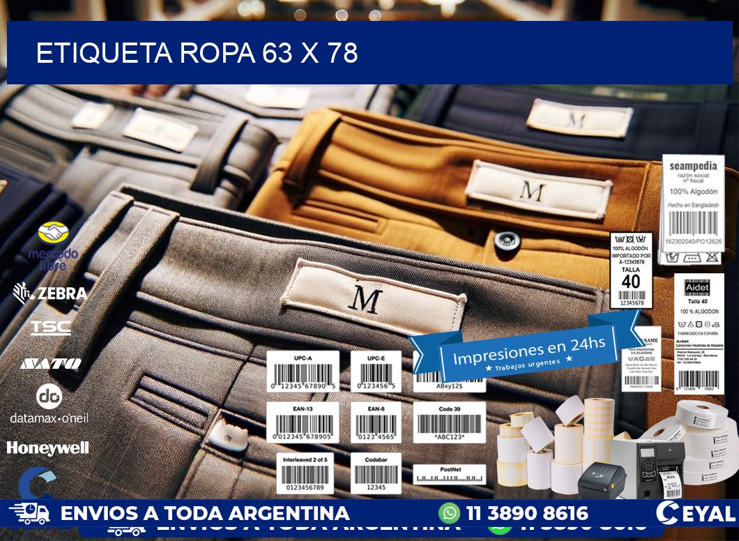 ETIQUETA ROPA 63 x 78